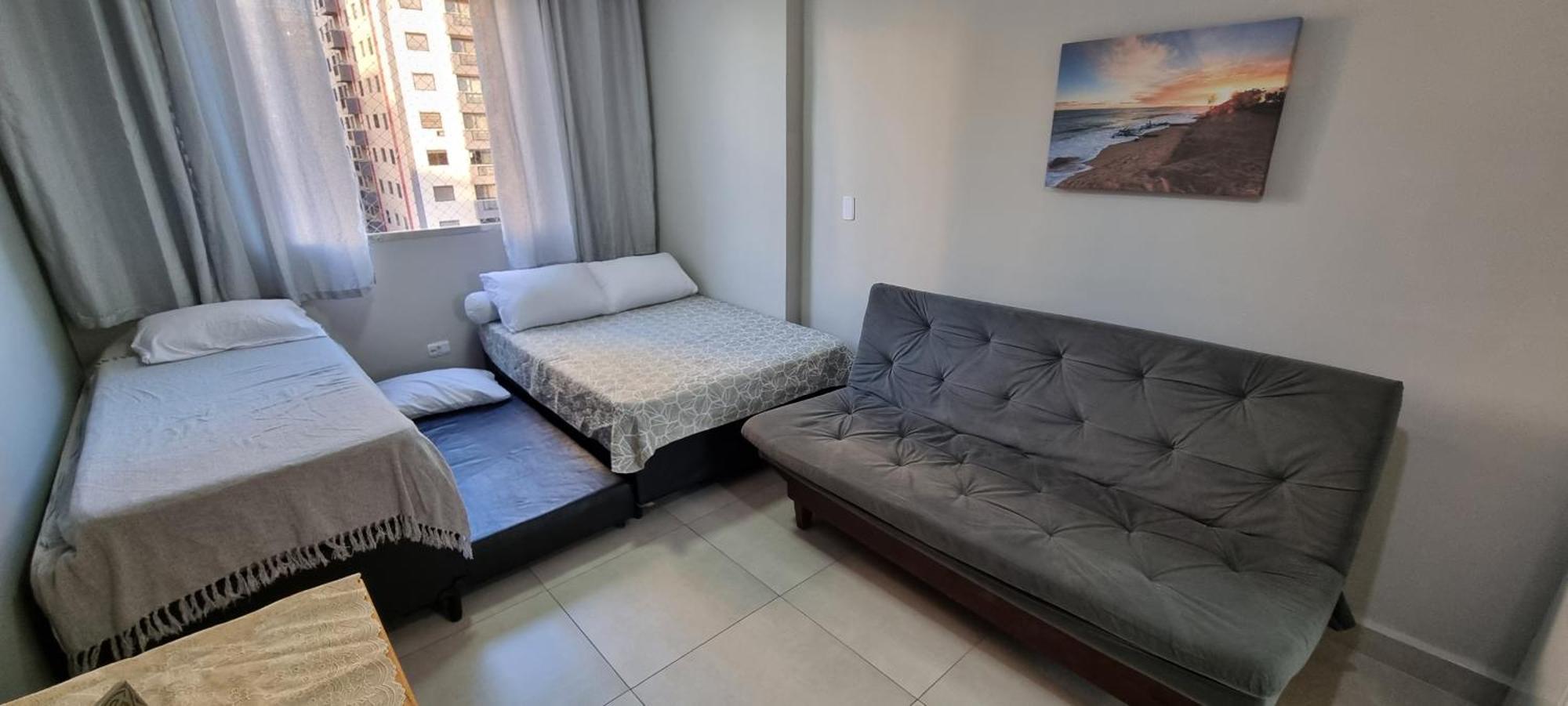 Appartement Apartamento Kit Praia Grande Na Guilhermina Frente Mar Extérieur photo